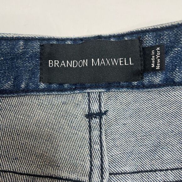 Brandon Maxwell High Rise Medium Wash Jeans size 28 - Picture 4 of 12